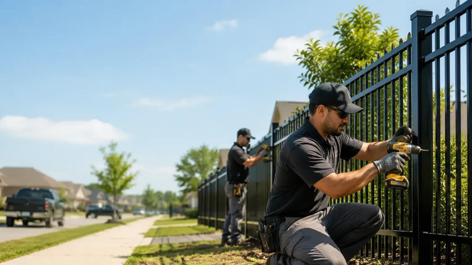 Metal Fence Installation in Franklin, MA